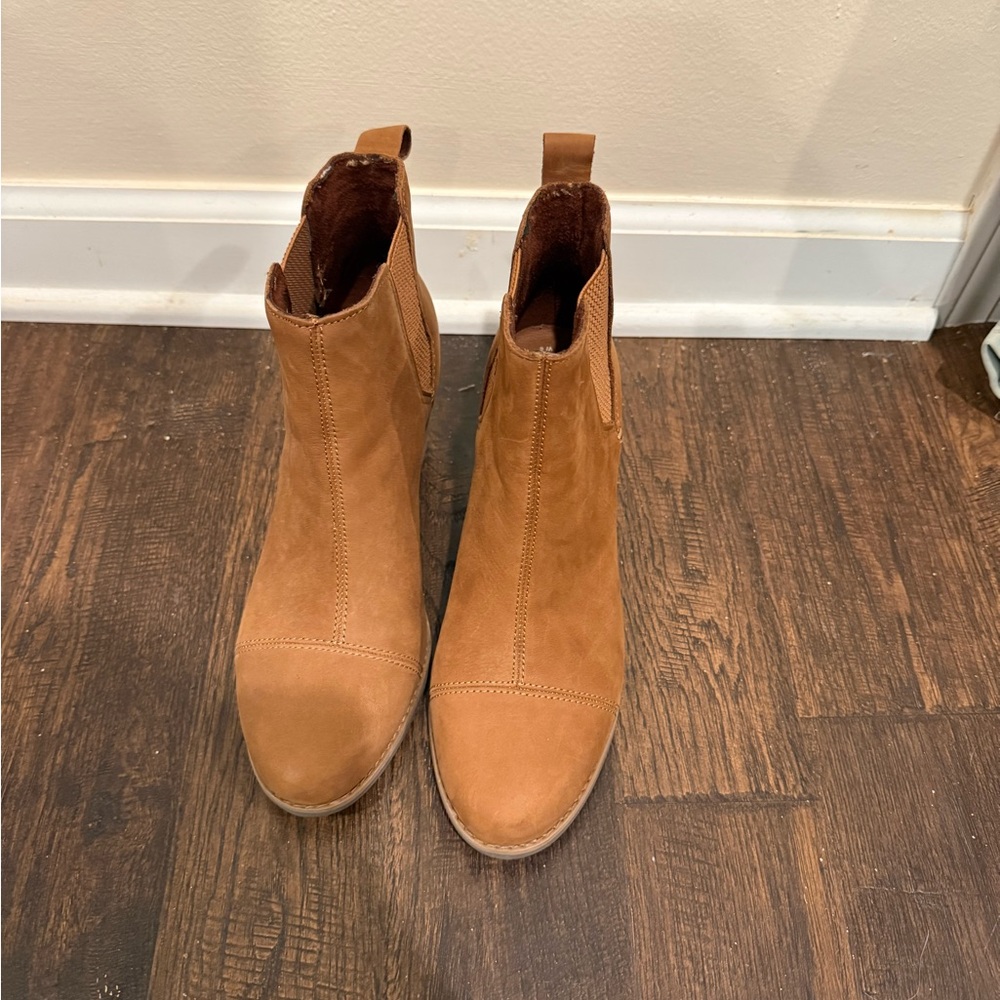 Toms Tan Ankle Boots